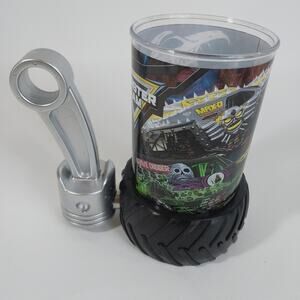 Collectible Monster Jam Truck Plastic Souvenir Tire‎ Piston Rod Cup Mug